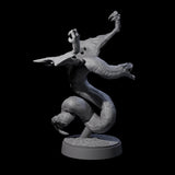 Hissing Flying Snake B Miniature for Dungeons and Dragons, Pathfinder or other TTRPGs
