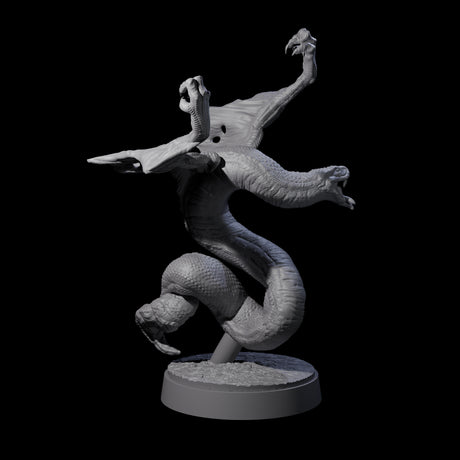 Hissing Flying Snake B Miniature for Dungeons and Dragons, Pathfinder or other TTRPGs