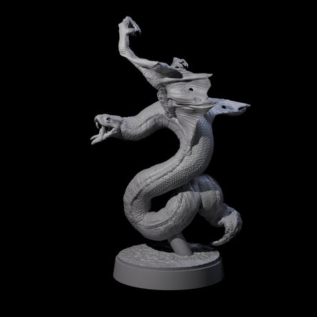 Hissing Flying Snake B Miniature for Dungeons and Dragons, Pathfinder or other TTRPGs