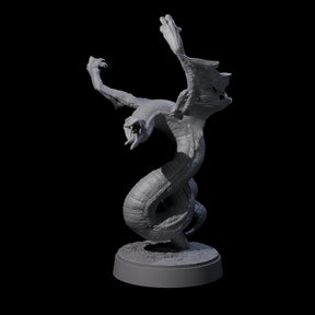 Hissing Flying Snake B Miniature for Dungeons and Dragons, Pathfinder or other TTRPGs