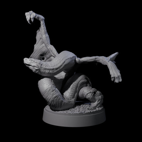Hissing Flying Snake C Miniature for Dungeons and Dragons, Pathfinder or other TTRPGs