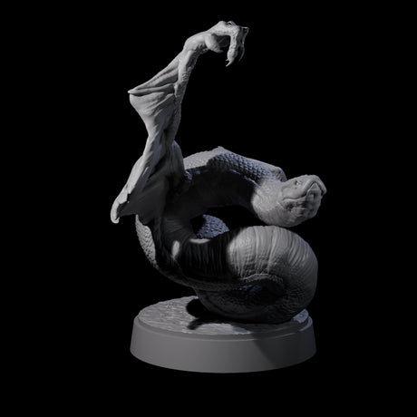Hissing Flying Snake C Miniature for Dungeons and Dragons, Pathfinder or other TTRPGs