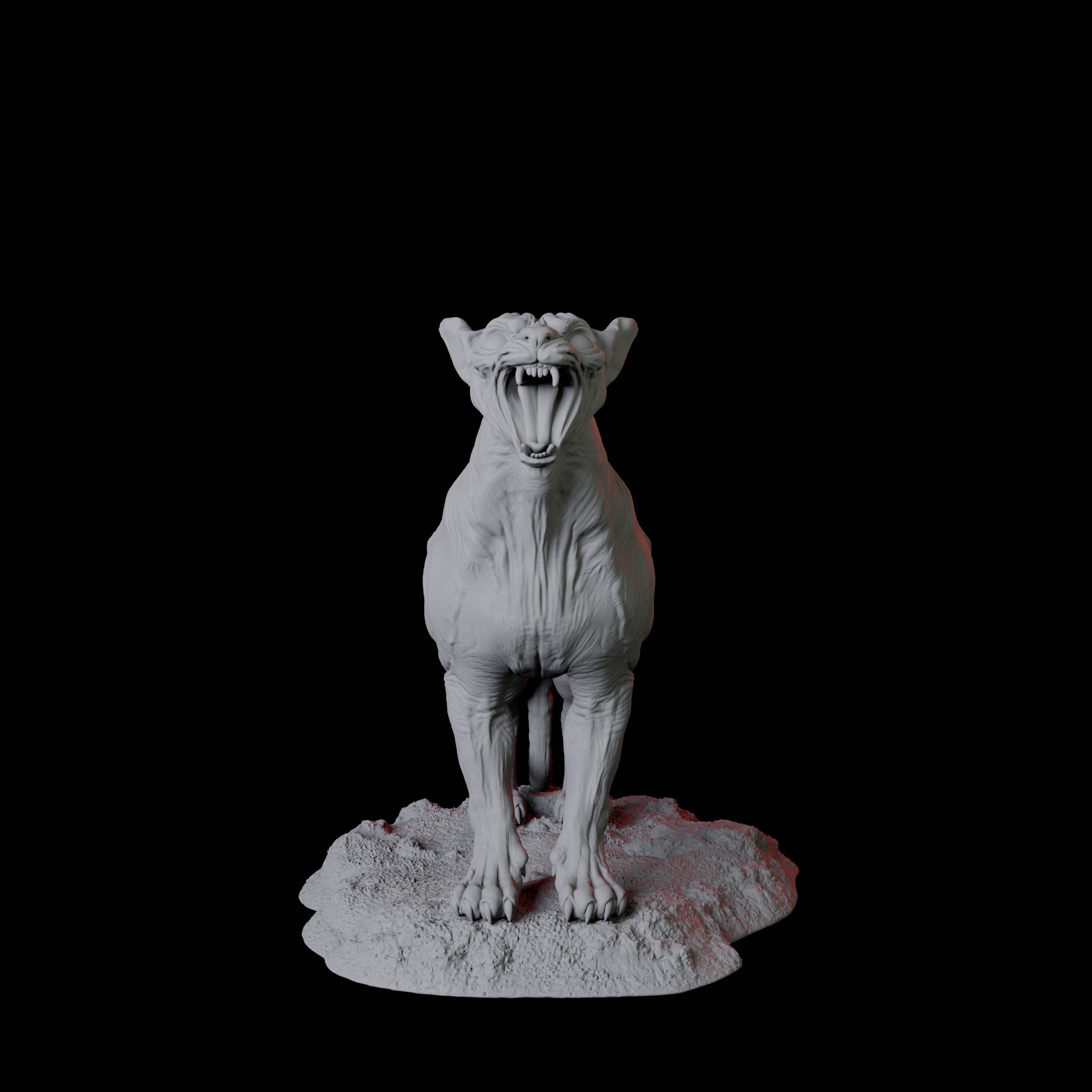 Hissing Sphinx Cat Miniature for Dungeons and Dragons, Pathfinder or other TTRPGs