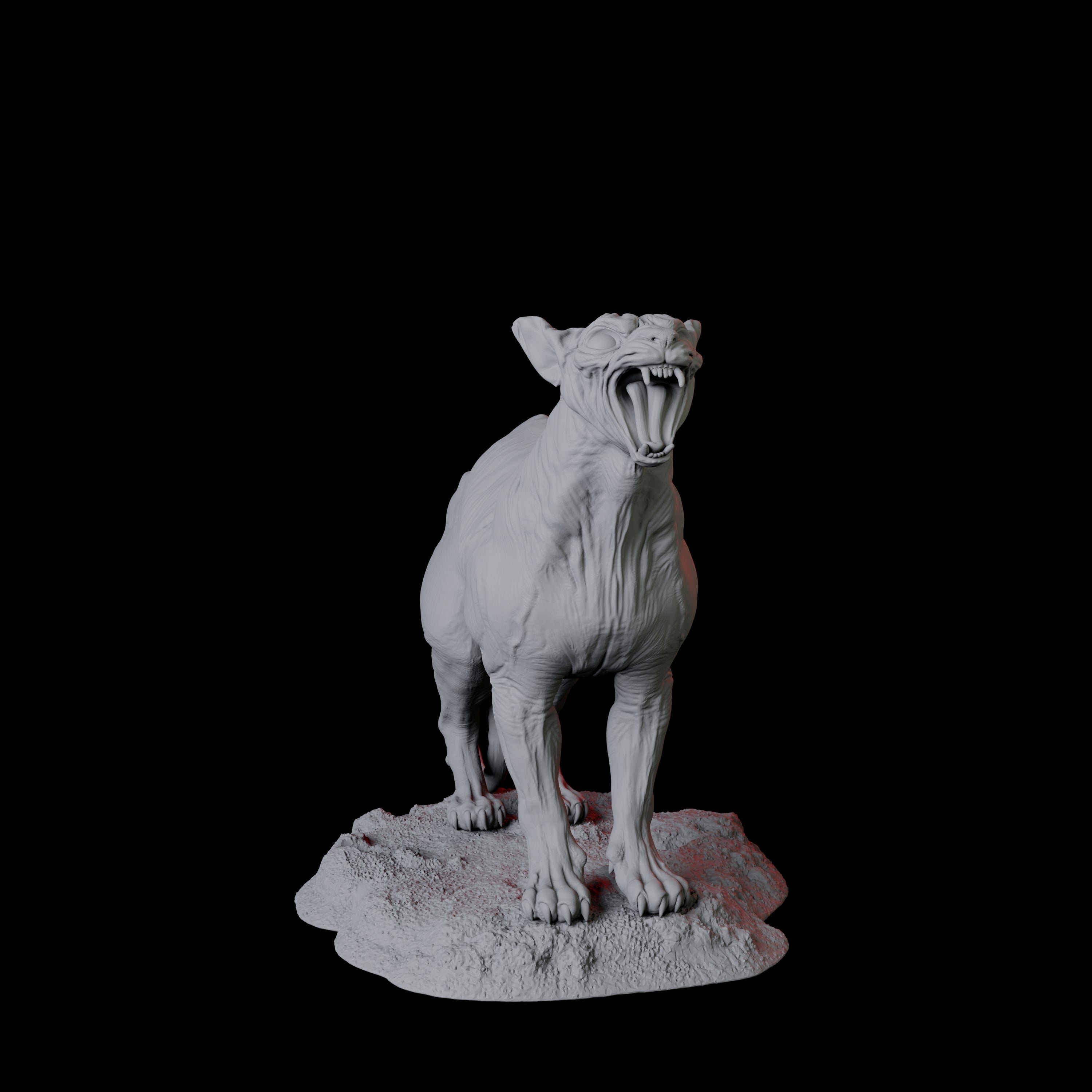 Hissing Sphinx Cat Miniature for Dungeons and Dragons, Pathfinder or other TTRPGs