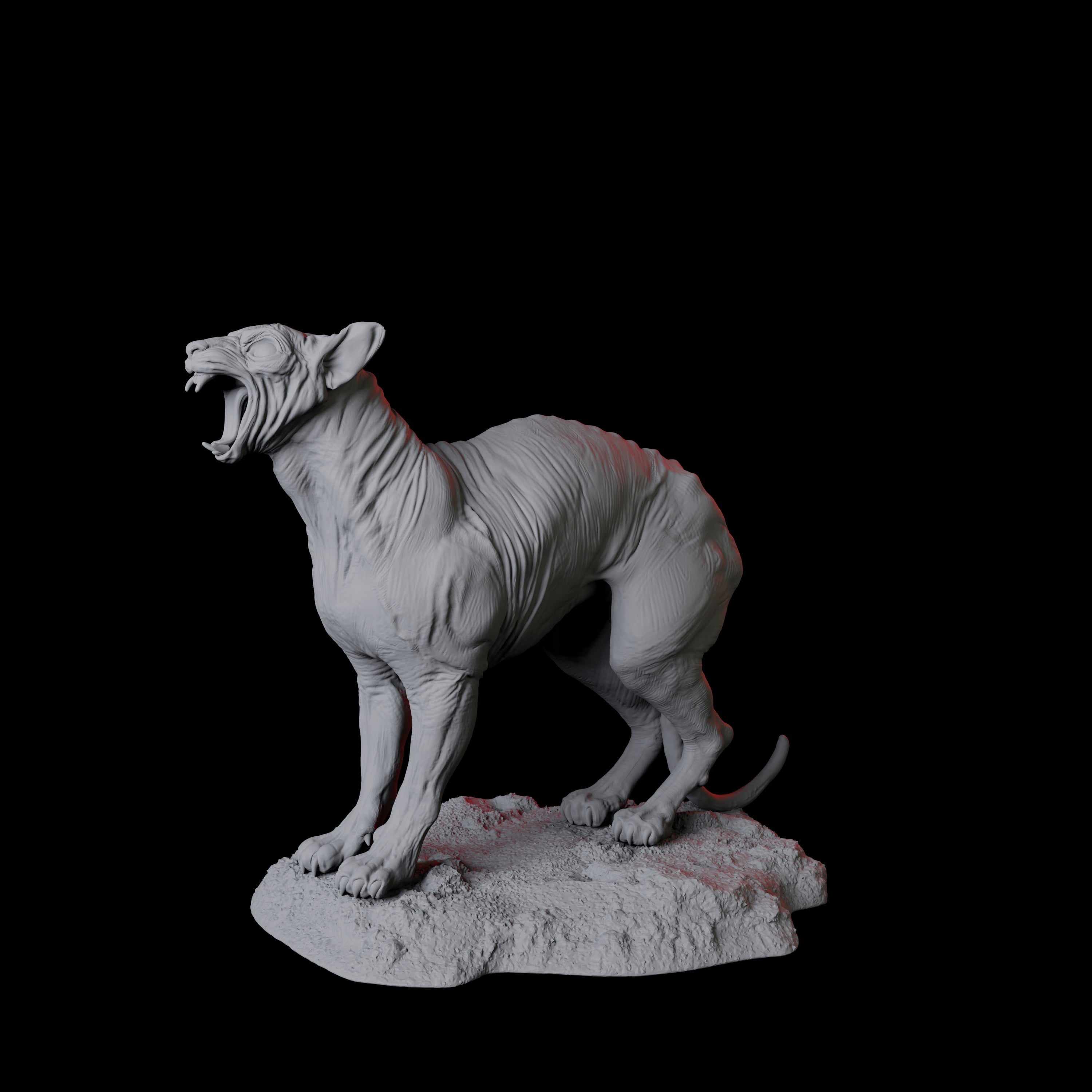 Hissing Sphinx Cat Miniature for Dungeons and Dragons, Pathfinder or other TTRPGs