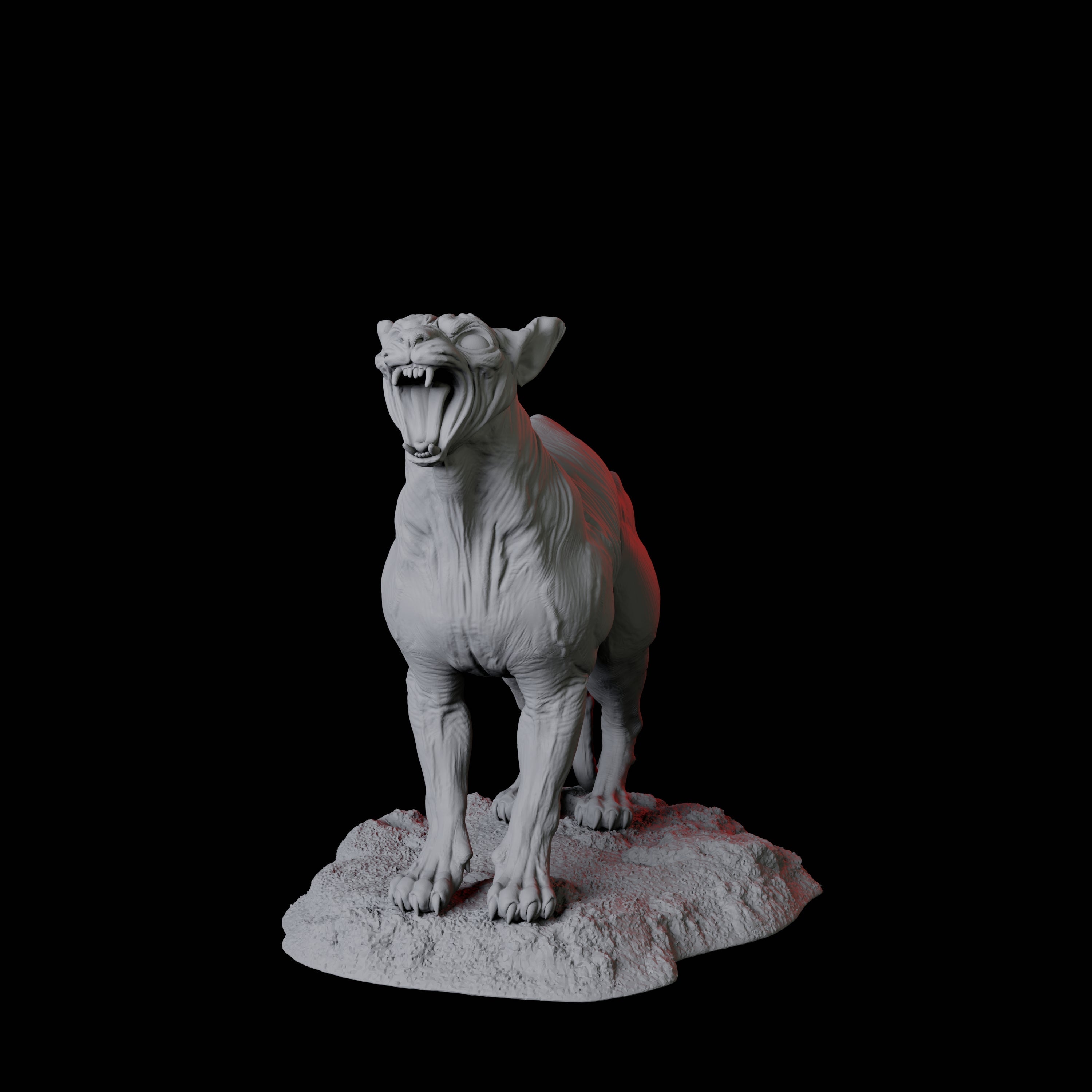 Hissing Sphinx Cat Miniature for Dungeons and Dragons, Pathfinder or other TTRPGs