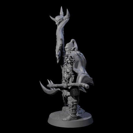 Hobgoblin Bannerman Miniature for Dungeons and Dragons, Pathfinder or other TTRPGs