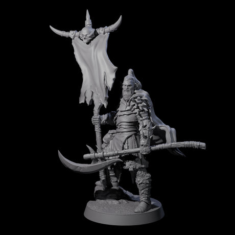 Hobgoblin Bannerman Miniature for Dungeons and Dragons, Pathfinder or other TTRPGs