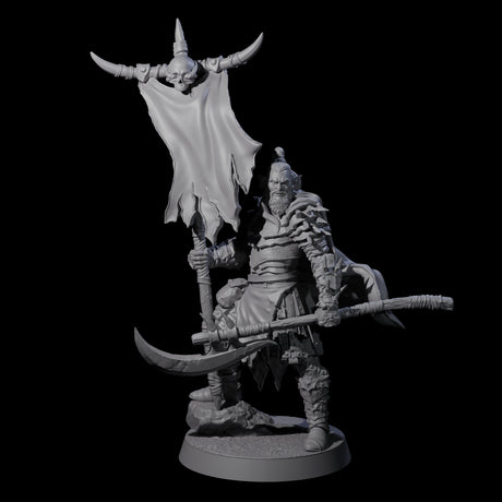 Hobgoblin Bannerman Miniature for Dungeons and Dragons, Pathfinder or other TTRPGs