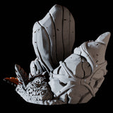 Hollow Mushroom Miniature for Dungeons and Dragons, Pathfinder or other TTRPGs