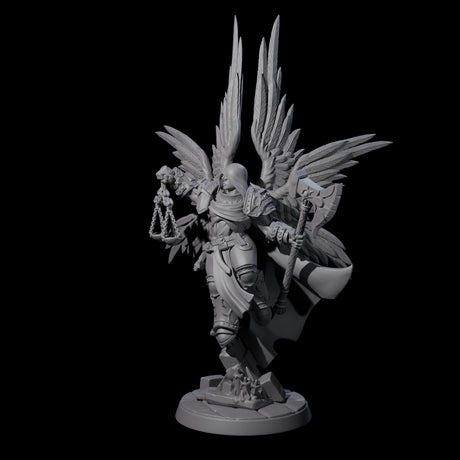 Holy Angel of Justice Miniature for Dungeons and Dragons, Pathfinder or other TTRPGs