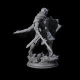 Holy Crusader Paladin Miniature for Dungeons and Dragons, Pathfinder or other TTRPGs