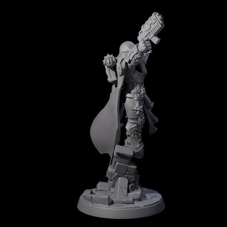 Holy Crusader with Gun Miniature for Dungeons and Dragons, Pathfinder or other TTRPGs