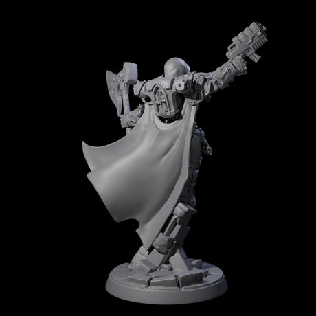 Holy Crusader with Gun Miniature for Dungeons and Dragons, Pathfinder or other TTRPGs