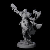 Holy Crusader with Gun Miniature for Dungeons and Dragons, Pathfinder or other TTRPGs