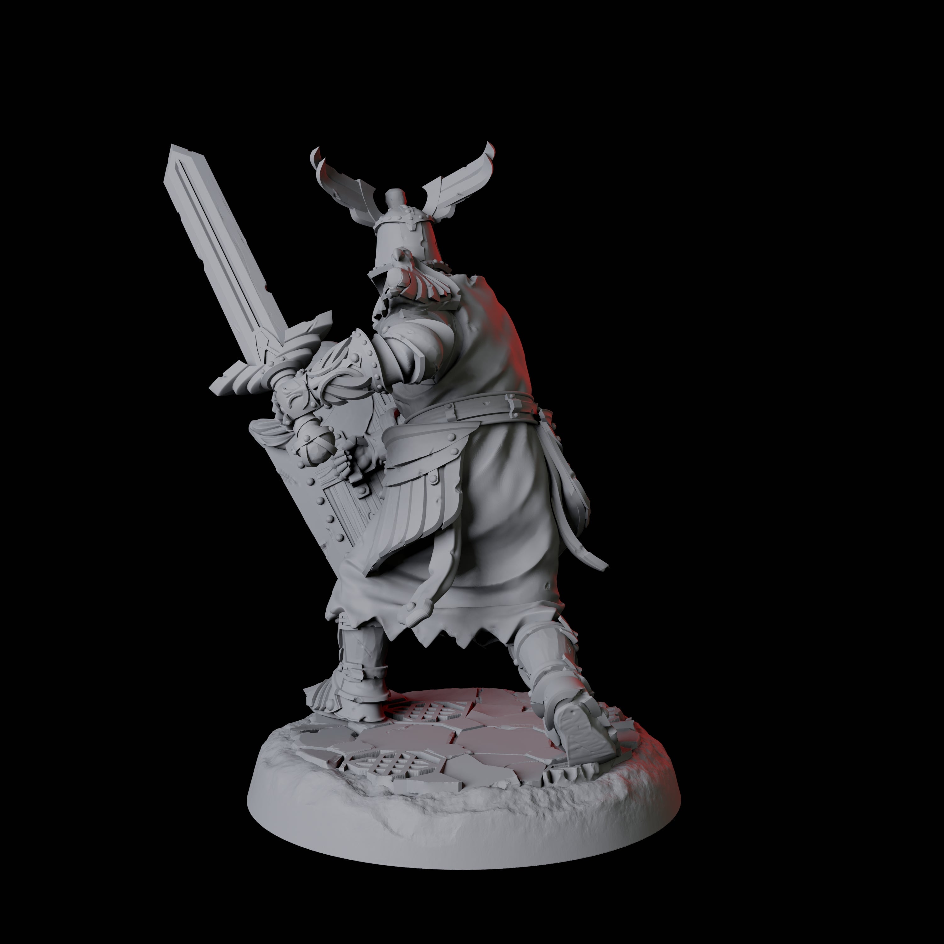 Holy Inquisitor Paladin Miniature for Dungeons and Dragons, Pathfinder or other TTRPGs