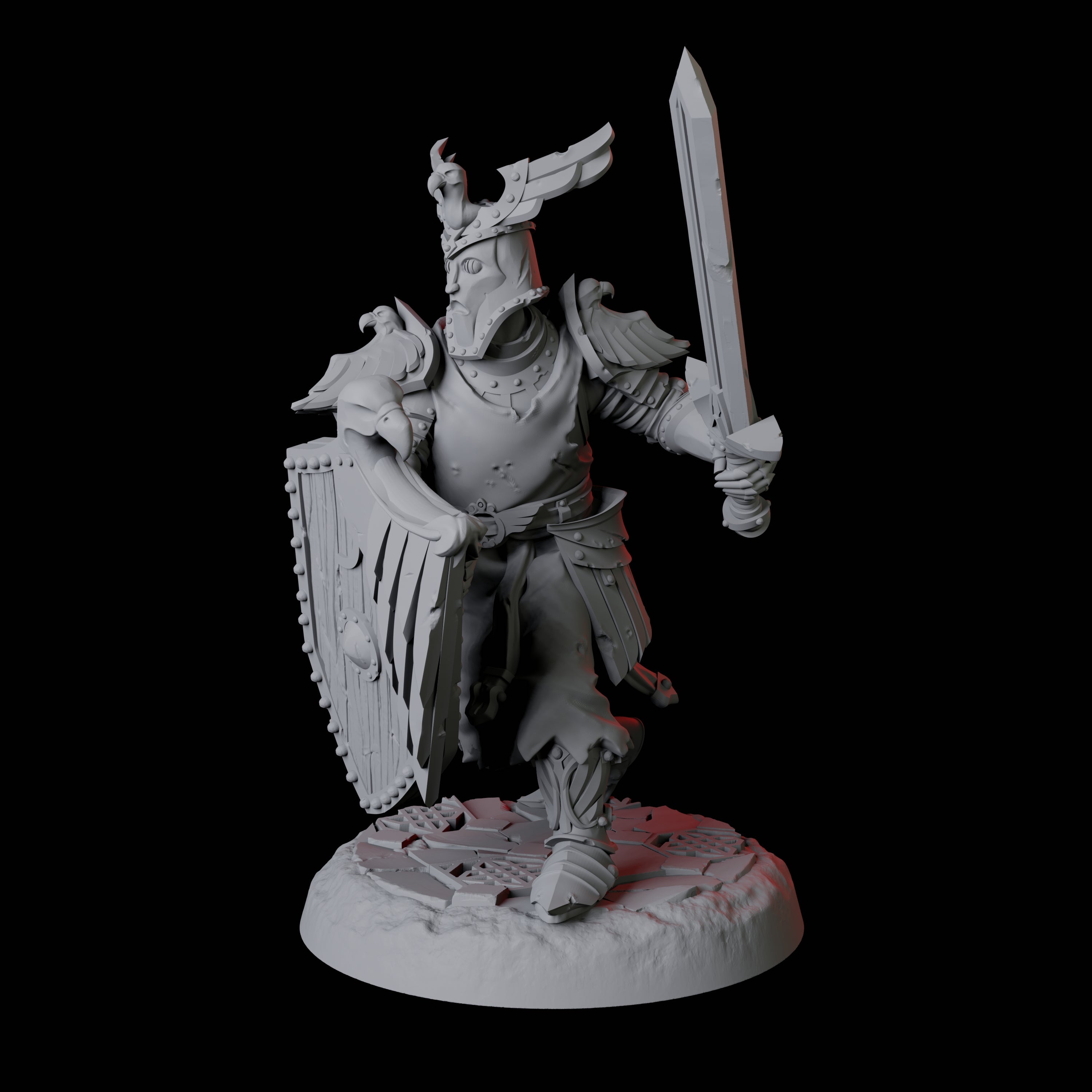 Holy Inquisitor Paladin Miniature for Dungeons and Dragons, Pathfinder or other TTRPGs