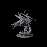 Holy Paladin Dragon Rider Miniature for Dungeons and Dragons, Pathfinder or other TTRPGs