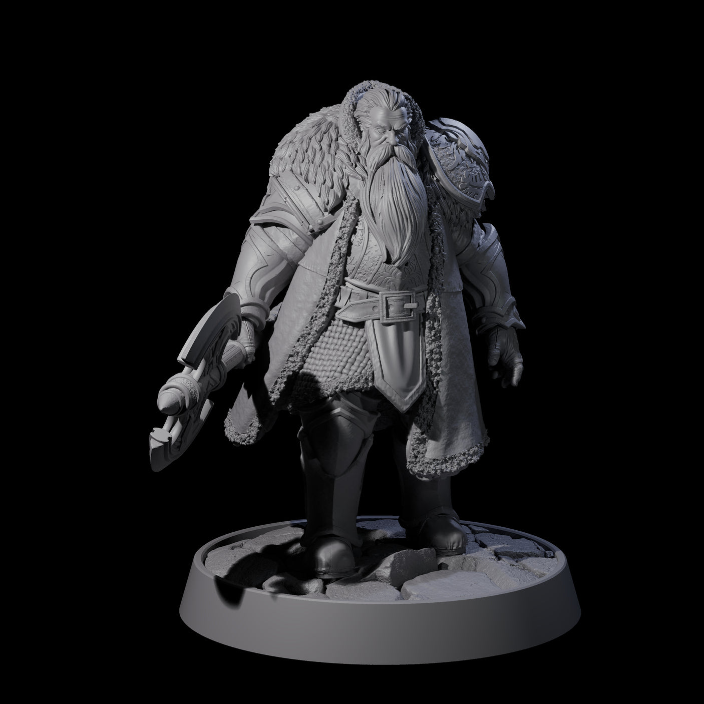 Holy Protector of the Flames A Miniature for Dungeons and Dragons, Pathfinder or other TTRPGs