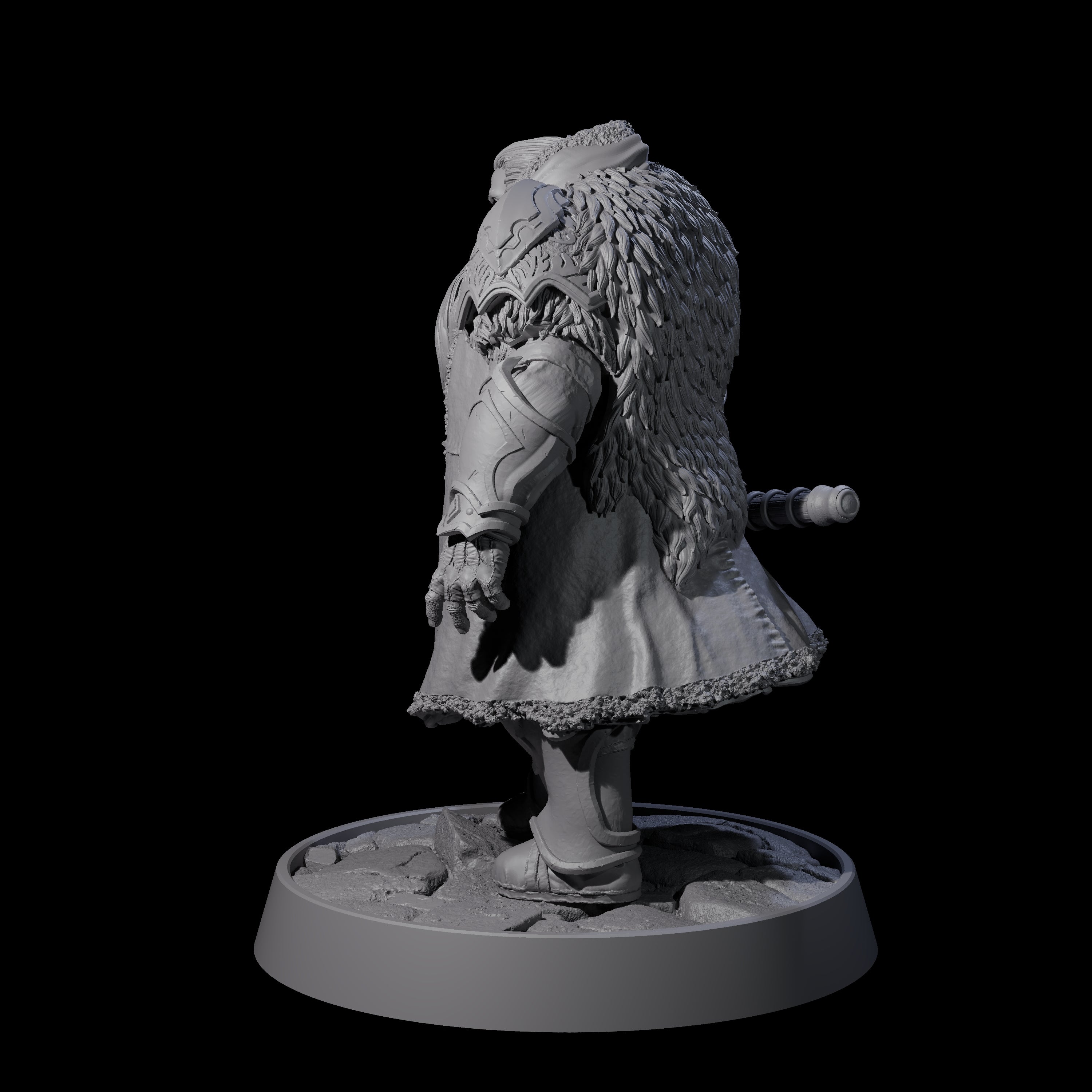 Holy Protector of the Flames A Miniature for Dungeons and Dragons, Pathfinder or other TTRPGs