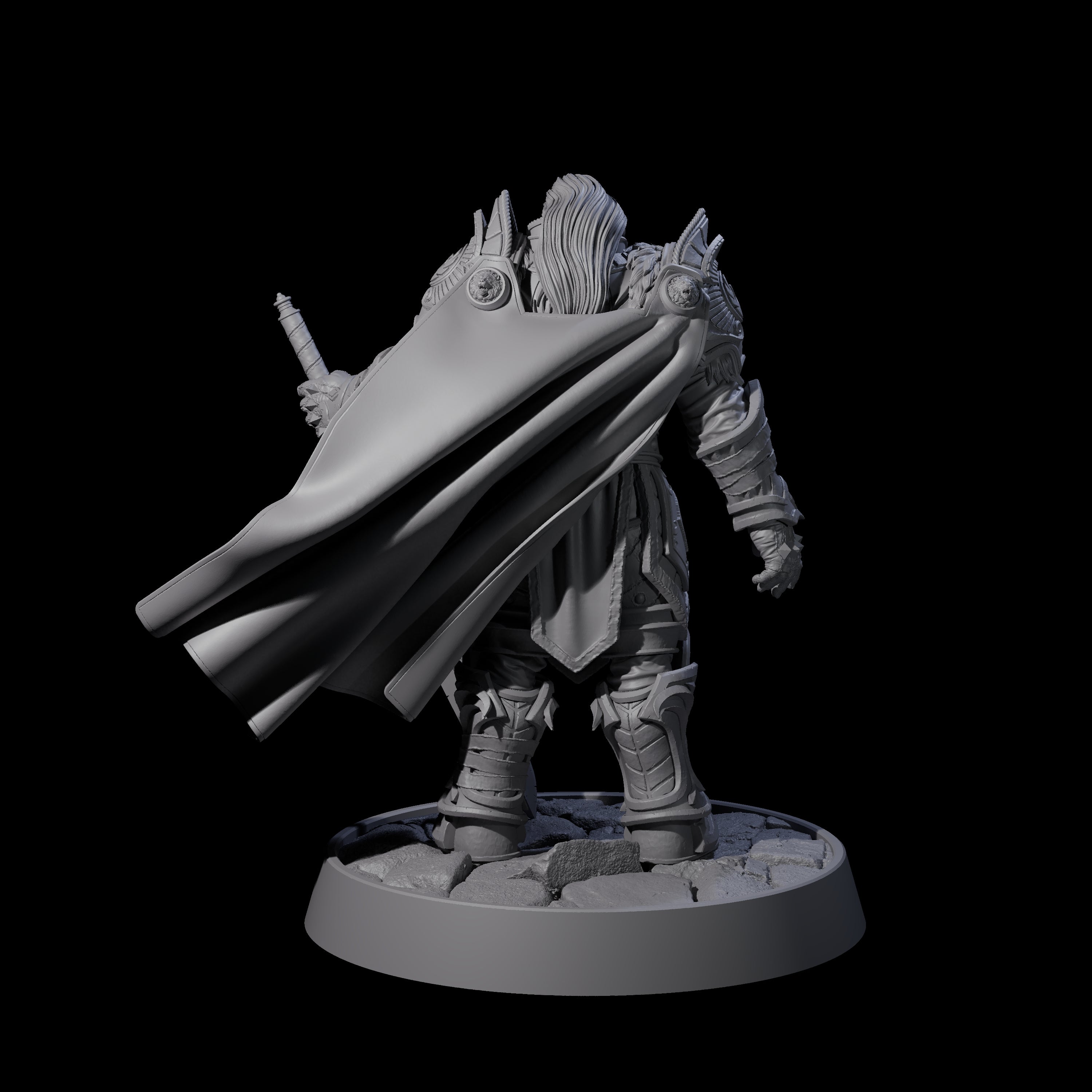 Holy Protector of the Flames B Miniature for Dungeons and Dragons, Pathfinder or other TTRPGs