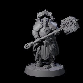 Holy Protector of the Flames C Miniature for Dungeons and Dragons, Pathfinder or other TTRPGs