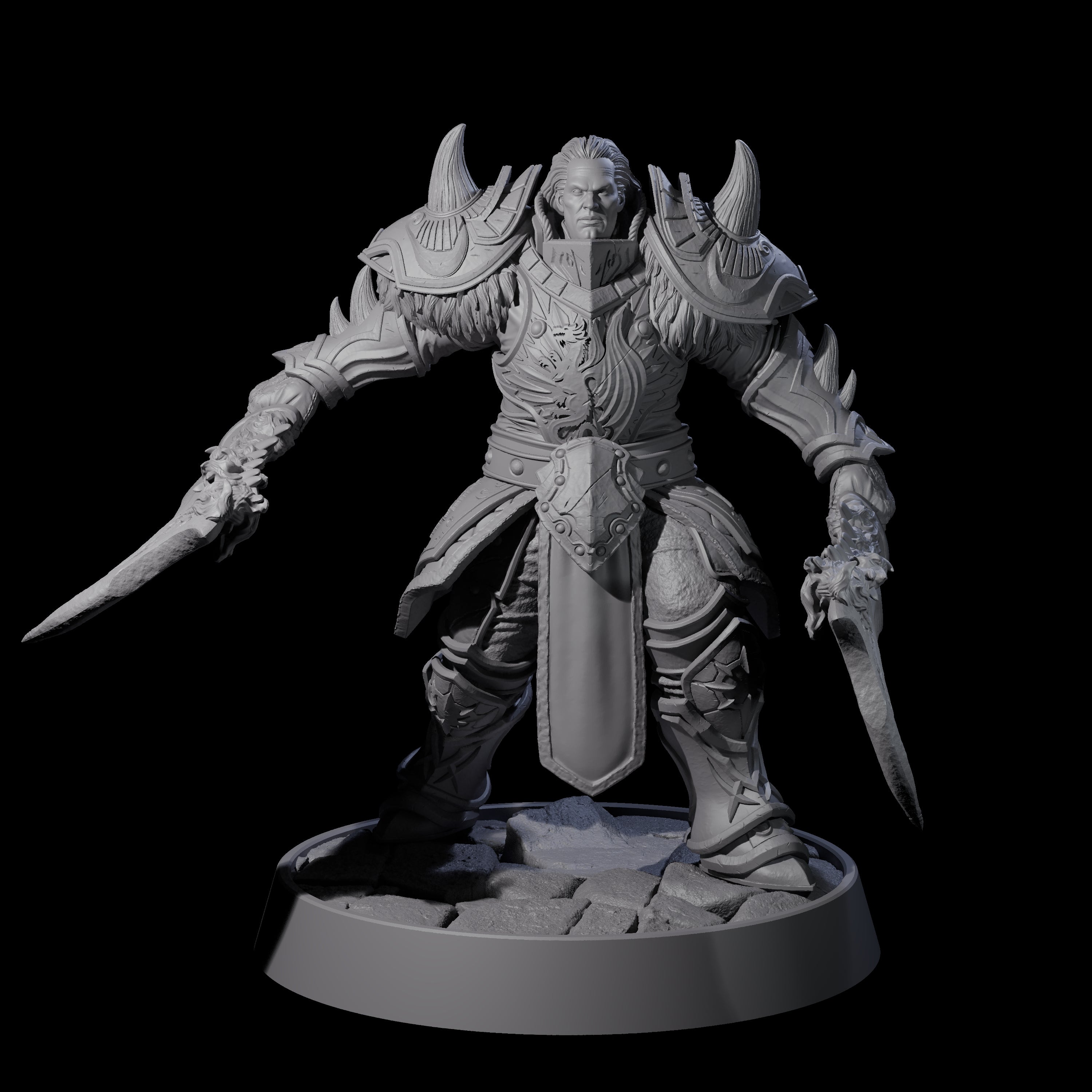 Holy Protector of the Flames E Miniature for Dungeons and Dragons, Pathfinder or other TTRPGs
