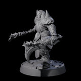 Holy Protector of the Flames E Miniature for Dungeons and Dragons, Pathfinder or other TTRPGs