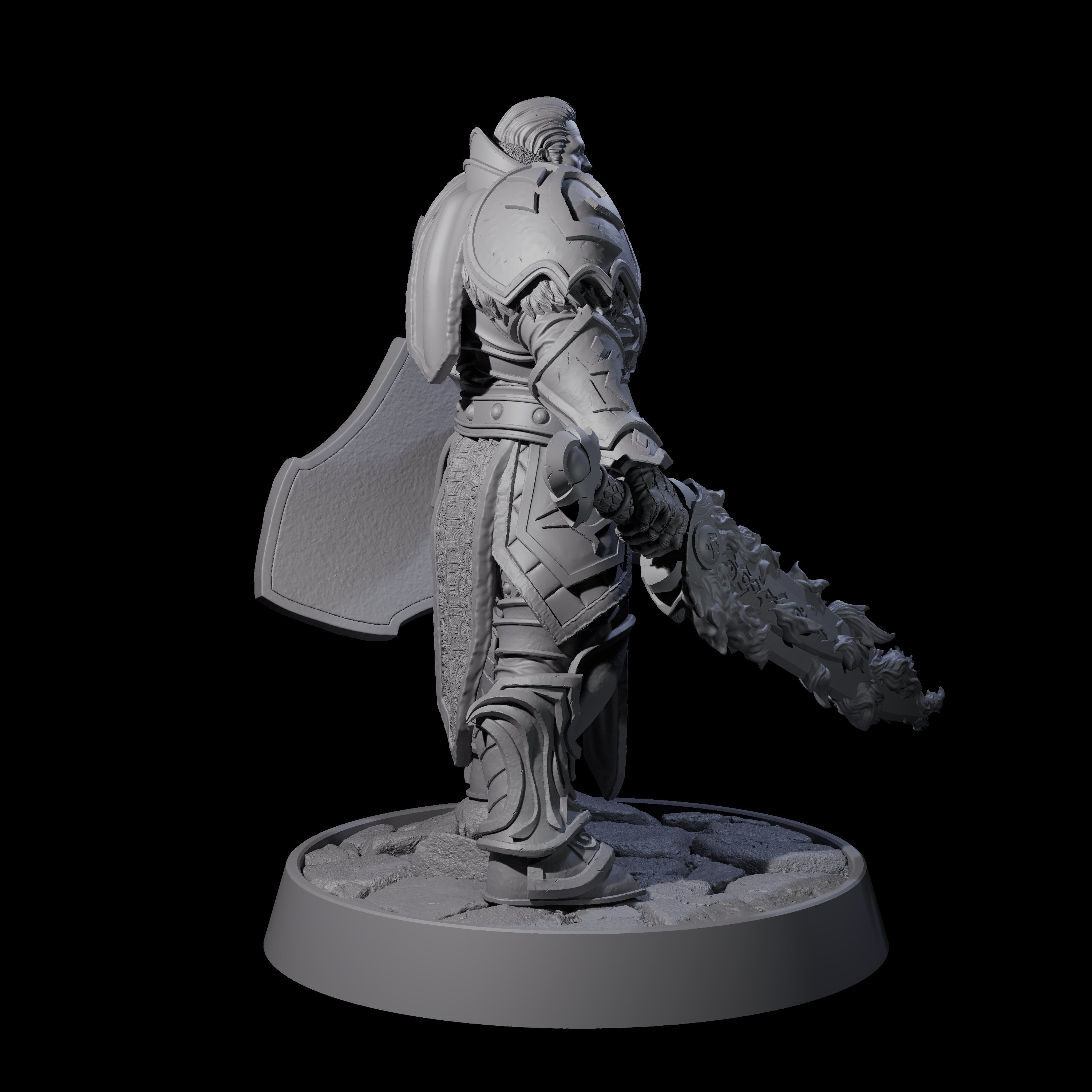Holy Protector of the Flames G Miniature for Dungeons and Dragons, Pathfinder or other TTRPGs