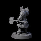 Holy Protector of the Flames H Miniature for Dungeons and Dragons, Pathfinder or other TTRPGs