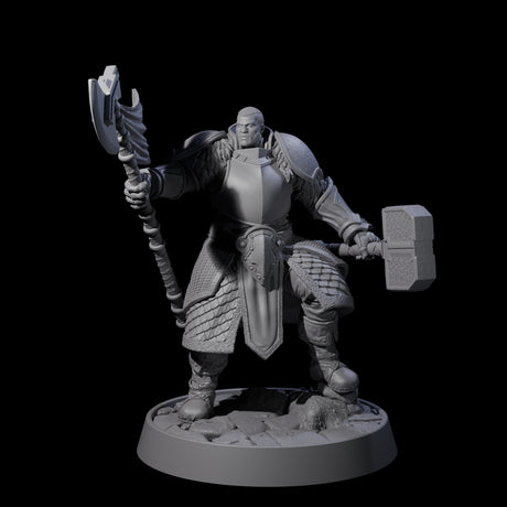 Holy Protector of the Flames H Miniature for Dungeons and Dragons, Pathfinder or other TTRPGs