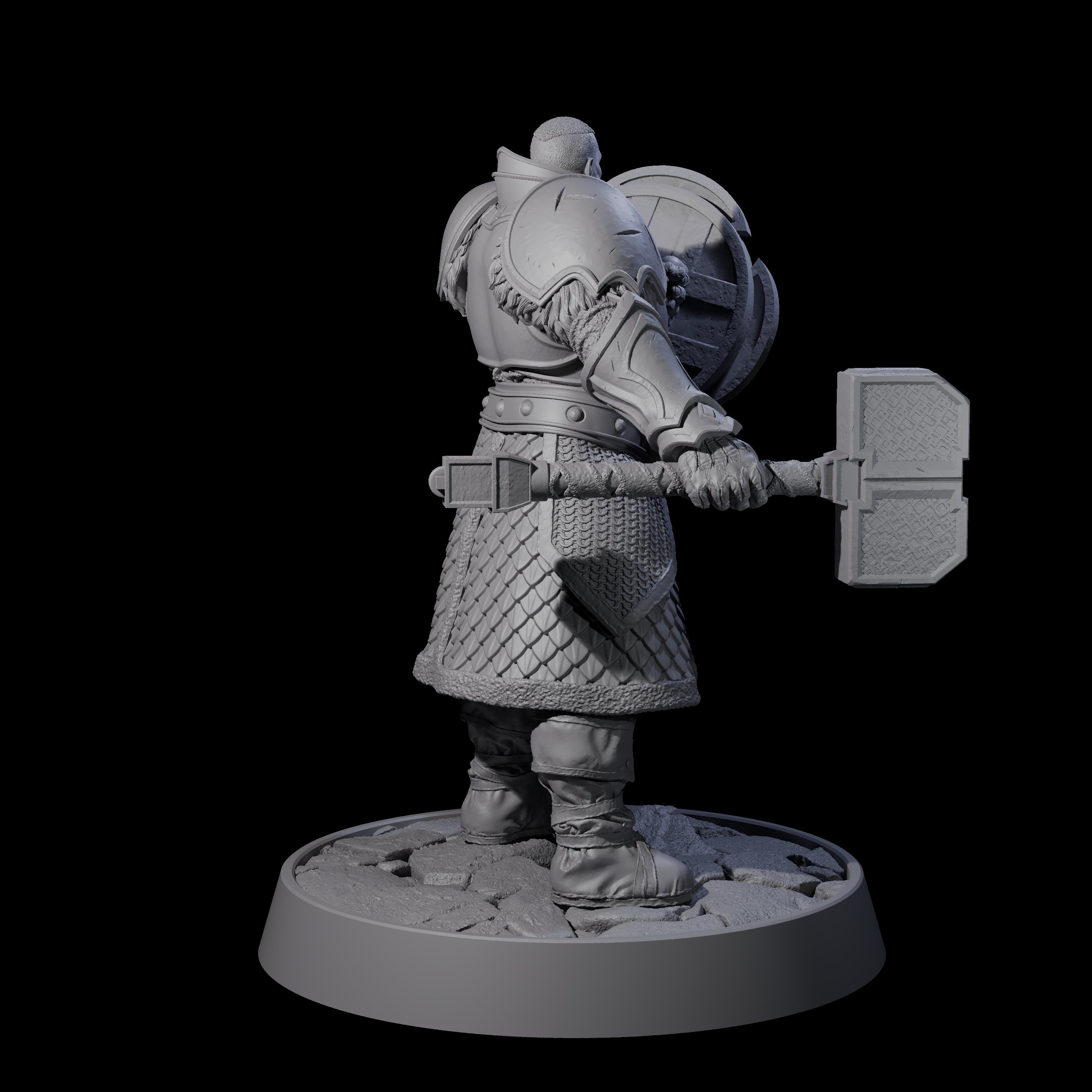 Holy Protector of the Flames I Miniature for Dungeons and Dragons, Pathfinder or other TTRPGs