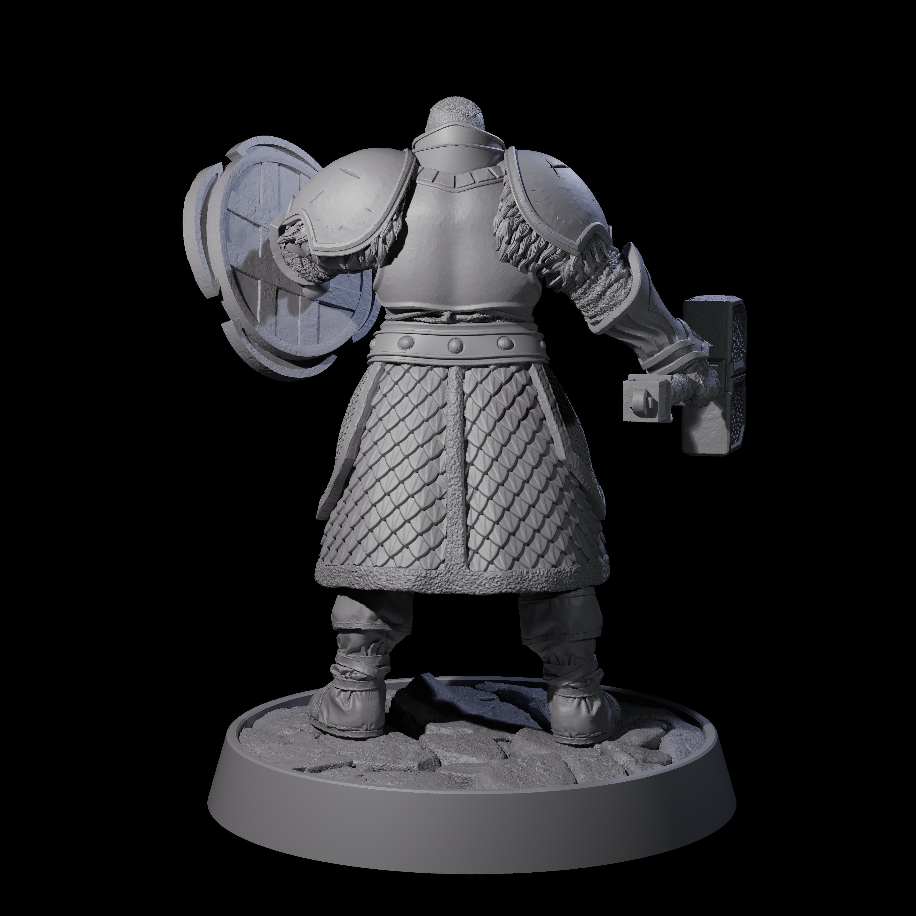 Holy Protector of the Flames I Miniature for Dungeons and Dragons, Pathfinder or other TTRPGs