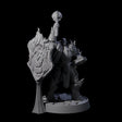 Holy Protector of the Flames J Miniature for Dungeons and Dragons, Pathfinder or other TTRPGs