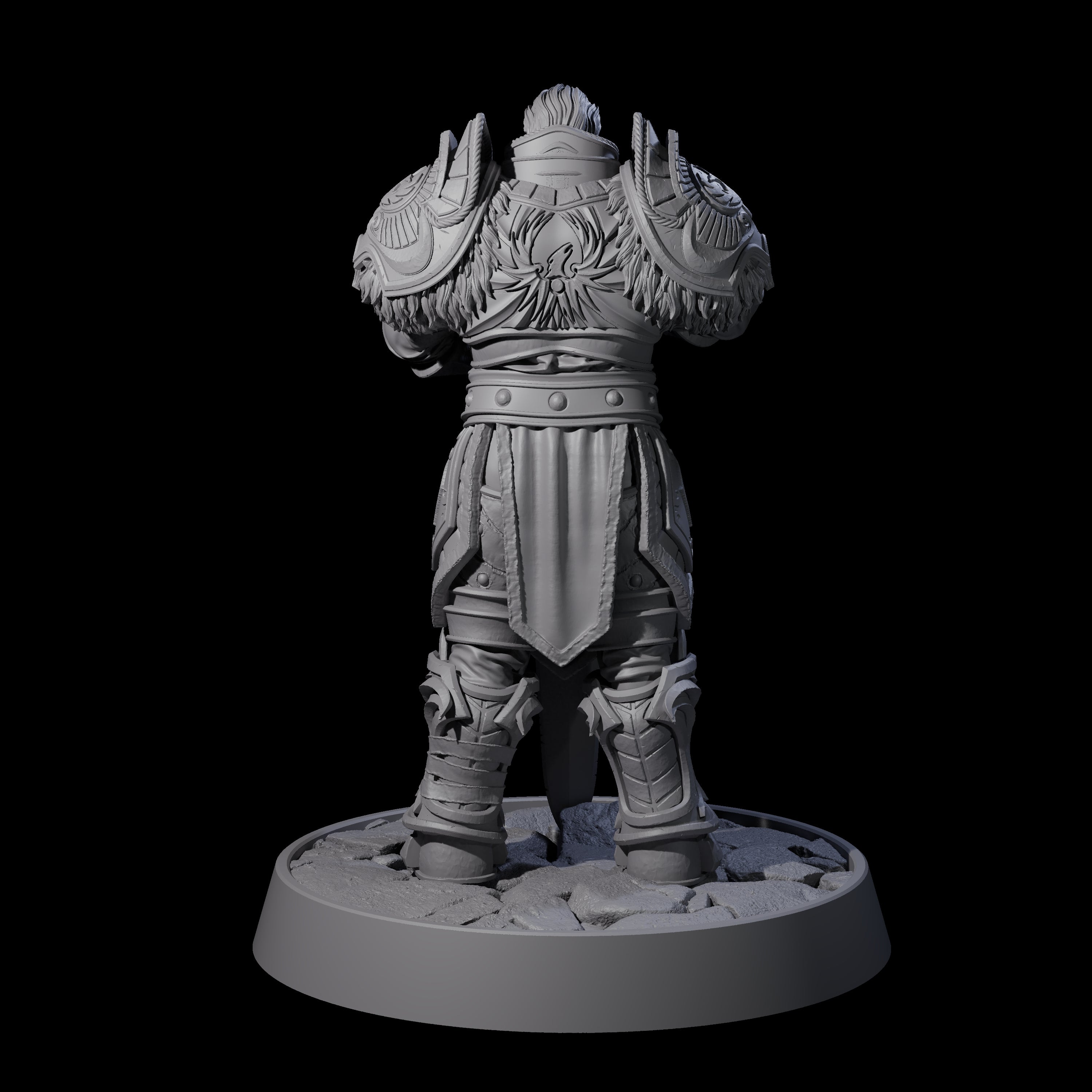 Holy Protector of the Flames K Miniature for Dungeons and Dragons, Pathfinder or other TTRPGs