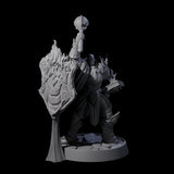 Holy Protectors of the Flames Miniature for Dungeons and Dragons, Pathfinder or other TTRPGs