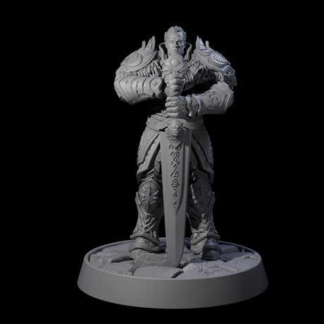Holy Protectors of the Flames Miniature for Dungeons and Dragons, Pathfinder or other TTRPGs