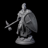 Holy Stalwart Human Paladin Miniature for Dungeons and Dragons, Pathfinder or other TTRPGs