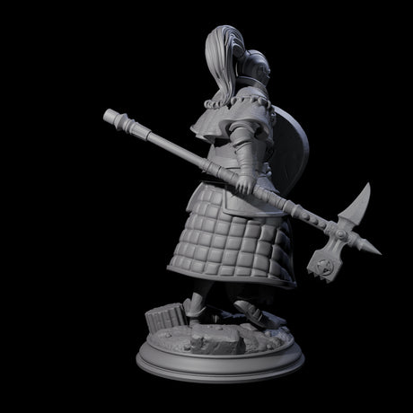 Holy Stalwart Human Paladin Miniature for Dungeons and Dragons, Pathfinder or other TTRPGs