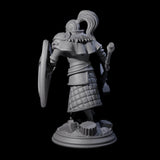 Holy Stalwart Human Paladin Miniature for Dungeons and Dragons, Pathfinder or other TTRPGs