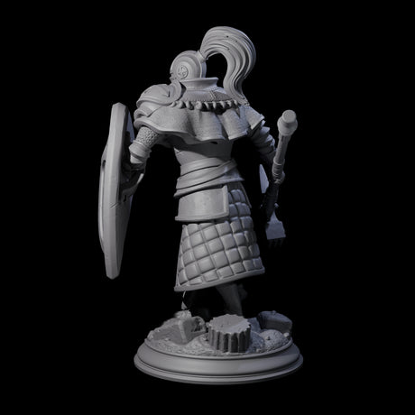 Holy Stalwart Human Paladin Miniature for Dungeons and Dragons, Pathfinder or other TTRPGs