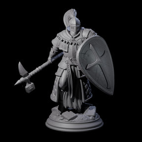 Holy Stalwart Human Paladin Miniature for Dungeons and Dragons, Pathfinder or other TTRPGs
