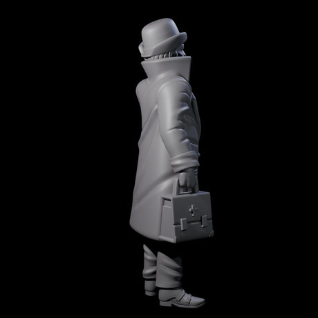 Home Calling Doctor Miniature for Dungeons and Dragons, Pathfinder or other TTRPGs