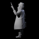 Home Calling Doctor Miniature for Dungeons and Dragons, Pathfinder or other TTRPGs