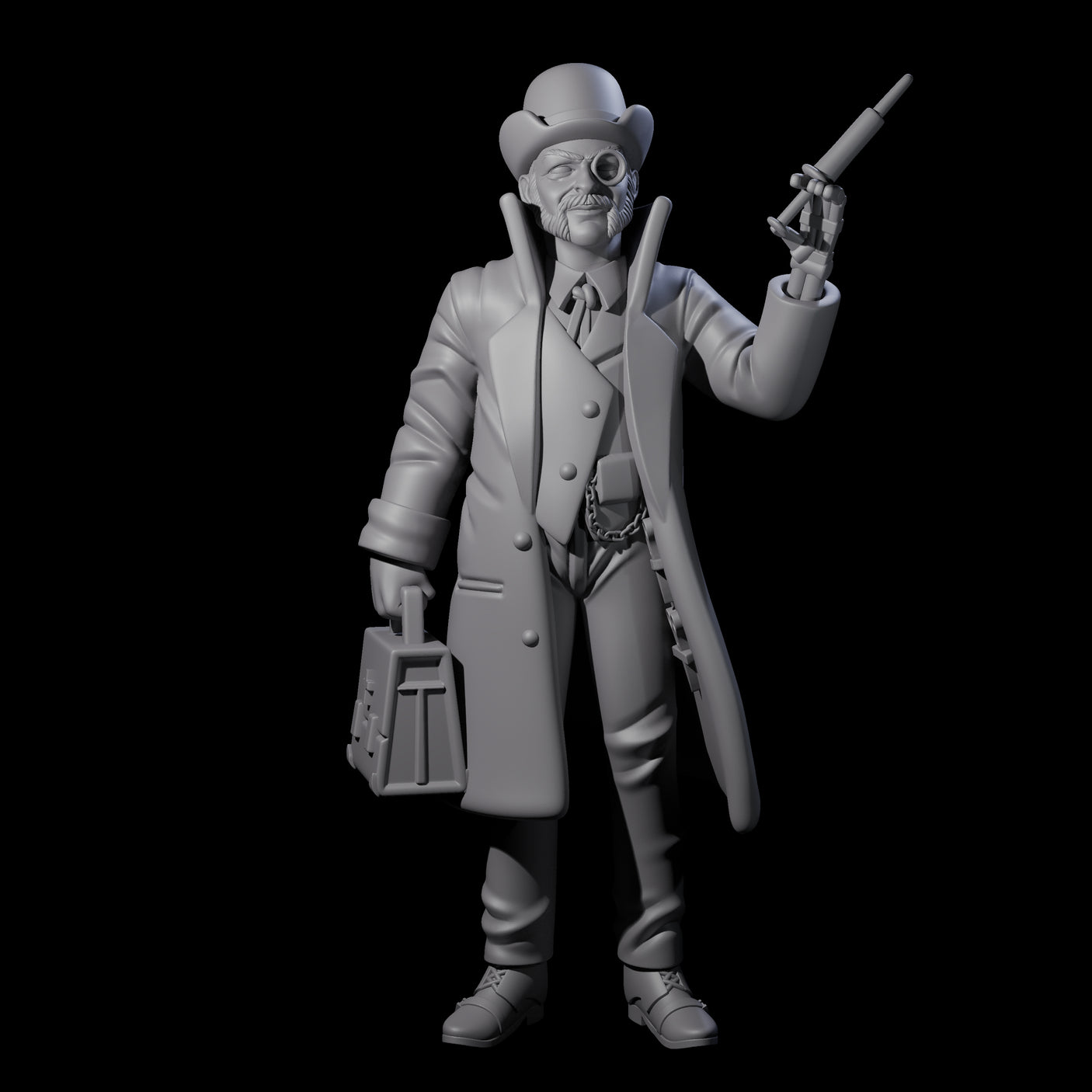 Home Calling Doctor Miniature for Dungeons and Dragons, Pathfinder or other TTRPGs