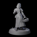 Honest Village Woman A Miniature for Dungeons and Dragons, Pathfinder or other TTRPGs