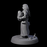 Honest Village Woman A Miniature for Dungeons and Dragons, Pathfinder or other TTRPGs