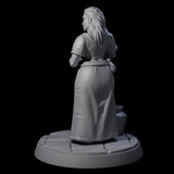 Honest Village Woman C Miniature for Dungeons and Dragons, Pathfinder or other TTRPGs