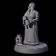 Honest Village Woman C Miniature for Dungeons and Dragons, Pathfinder or other TTRPGs
