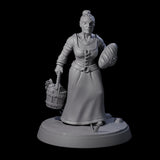 Honest Village Woman D Miniature for Dungeons and Dragons, Pathfinder or other TTRPGs